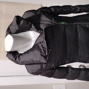 Marc New York black nylon down jacket. Small
